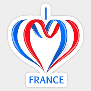 I love FRANCE Sticker